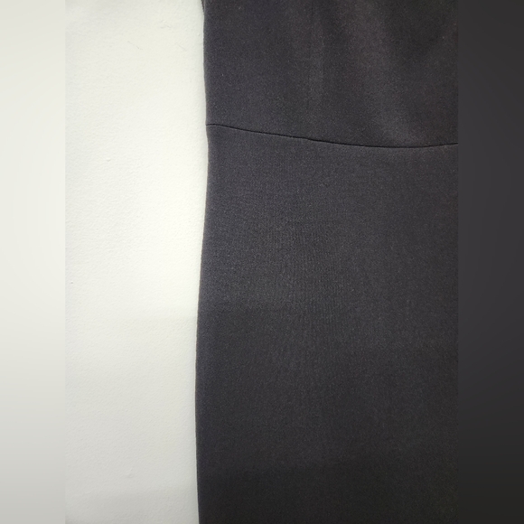 Calvin Klein Black Mesh Panel Mini Dress Womens 2P Work Office Cocktail Party - Picture 8 of 9